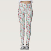 Gnome Kerstpatroon Leggings (Voorkant)