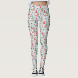 Gnome Kerstpatroon Leggings