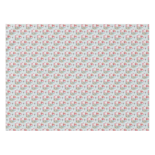 Gnome Kerstpatroon Tafelkleed (Voorkant (Horizontaal))