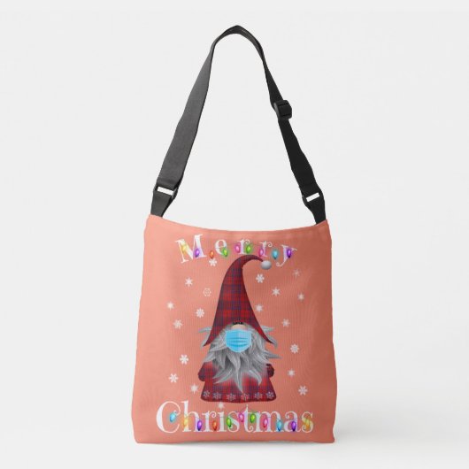 Gnome kerstpyjama's Face Mask - Garden Gnome Crossbody Tas (Voorkant)