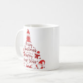 Gnome & Kerststol Kerstboom Koffiemok (Voorkant links)