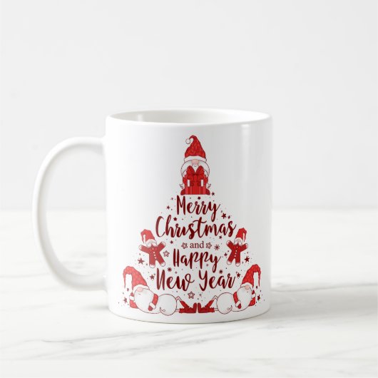 Gnome & Kerststol Kerstboom Koffiemok (Links)