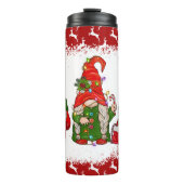 Gnome kerstthermische getumbler thermosbeker (Voorkant)