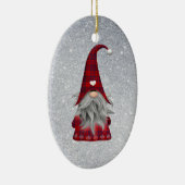 Gnome kerstversiering keramisch ornament (Rechts)