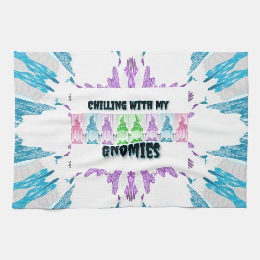 Gnome keukenhanddoek (Horizontaal)