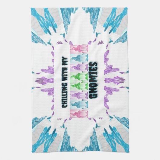 Gnome keukenhanddoek (Verticaal)