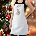 Gnome Koking Aangepaste Aangepast Schort<br><div class="desc">Aangepast schort met een duim omhoog Gnome en de woorden "niets als Gnome koken" of een boodschap die je kiest. Geweldig kerstcadeauidee of creëer voor jezelf. Voor om het even welk verzoek van het douaneontwerp,  te klikken gelieve op de knoop van het "Bericht".</div>