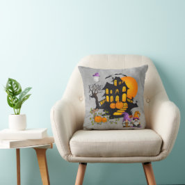 Gnome Koppel JackO'Lanterns Spoken Huis Kussen