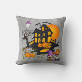 Gnome Koppel JackO'Lanterns Spoken Huis Kussen