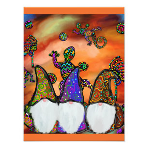 Gnome Kunst Foto Afdruk