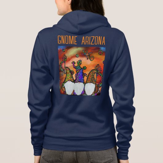 Gnome Kunst Hoodie (Achterkant)