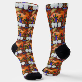 Gnome Kunst Sokken