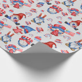 Gnome Labor Day, de Amerikaanse feestdag Cadeaupapier (Hoek)