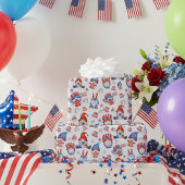 Gnome Labor Day, de Amerikaanse feestdag Cadeaupapier