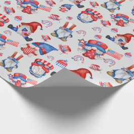 Gnome Labor Day, de Amerikaanse feestdag Cadeaupapier