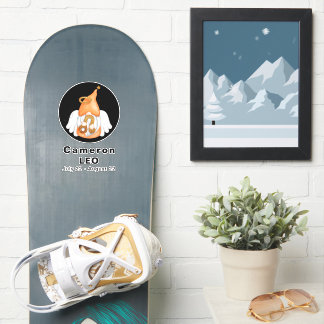 Gnome Leo Astrology Sign Angel 8" VinylSticker Sticker