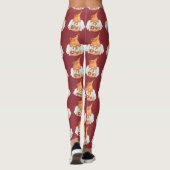 Gnome Leo Astrology Sign Angel Leggings (Achterkant)
