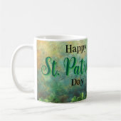 Gnome Leprechaun en Pot of Gold St. Patrick's Day Koffiemok (Links)