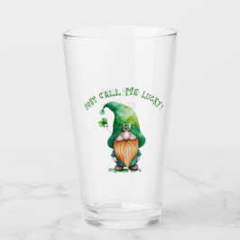 Gnome Leprechaun - Noem me gewoon Lucky Persoonlij Glas
