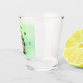 Gnome Leprechaun Pot of Gold St. Patricks Day Shot Glas (Rechts)