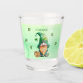 Gnome Leprechaun Pot of Gold St. Patricks Day Shot Glas (Voorkant)