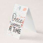 Gnome lezen Vouwen Bladwijzer Bookmarkers Visitekaartje (Achterkant)