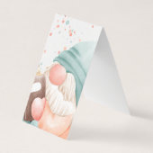 Gnome lezen Vouwen Bladwijzer Bookmarkers Visitekaartje (Voorkant)