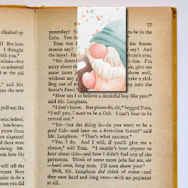 Gnome lezen Vouwen Bladwijzer Bookmarkers Visitekaartje