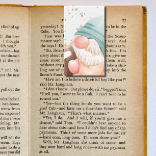 Gnome lezen Vouwen Bladwijzer Bookmarkers Visitekaartje