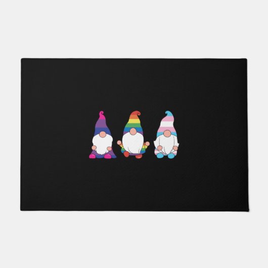 Gnome LGBTQ Bisexual Transsexual Ally Deurmat (Voorkant)
