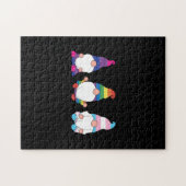 Gnome LGBTQ Bisexual Transsexual Ally Legpuzzel (Horizontaal)