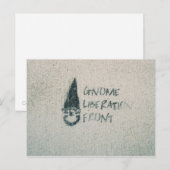 Gnome Liberation Front Briefkaart (Voorkant / Achterkant)