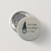 Gnome Liberation Front Ronde Button 3,2 Cm (Voorkant /achterkant)