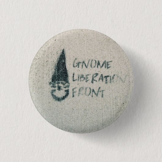 Gnome Liberation Front Ronde Button 3,2 Cm (Voorkant)