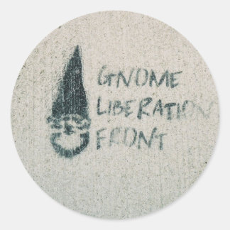 Gnome Liberation Front Ronde Sticker
