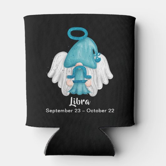 Gnome Libra Astrology Sign Angel Blikjeskoeler (Achterkant)