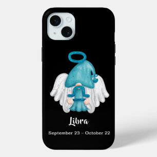 Gnome Libra Astrology Sign Angel iPhone 15 Mini Hoesje