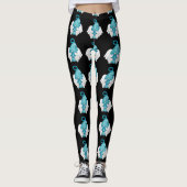 Gnome Libra Astrology Sign Angel Leggings (Voorkant)