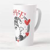 Gnome Liefde Latte Mok (Rechterhoek)