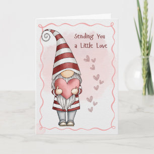 Gnome Liefde Romantiek Hart Valentijnskaart Kaart