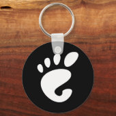 Gnome - Linux - OSS FSF Sleutelhanger (Voorkant)