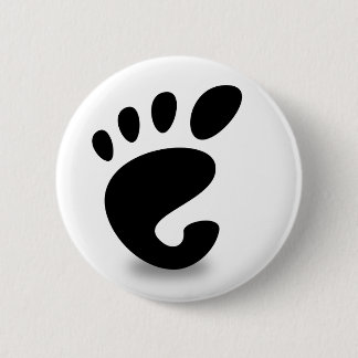 Gnome logo ronde button 5,7 cm