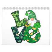 Gnome Love Funny St Patrick Day Kalender (Hoes)