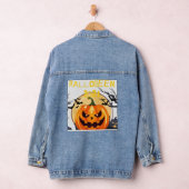 Gnome love Happy Halloween 2024 Denim Jacket (Hangar)