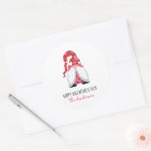 Gnome Love Ronde Sticker (Envelop)