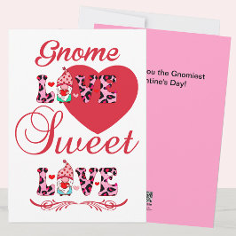Gnome Love Sweet Love Valentijns Feestdagenkaart
