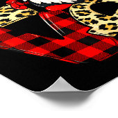 Gnome Love Valentine Gnomes Valentines Day Men Wom Poster (Hoek)