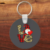 Gnome Love Valentine Gnomes Valentines Day Men Wom Sleutelhanger (Voorkant)