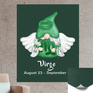 Gnome Maagd Astrologie Sterrenbeeld Engel 100 x 13 Poster