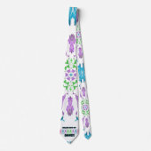 Gnome Mandala ontwerp Stropdas (Voorkant)